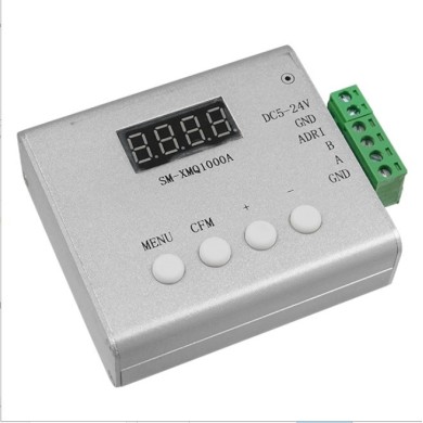 LED RGB GENIUS DMX512 TTL Output Controller SM-XMQ1000A 5-24v για RGB Wall Washer και Digital Neon Strip GloboStar 22629