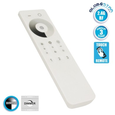 Ασύρματο LED Χειριστήριο Αφής 2.4G RF Dimmer Έως και 3 Διαφορετικά Groups GloboStar 73313