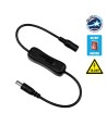 GloboStar® 73302 Διακόπτης On-Off Μαύρος DC 12-24V Max 120W