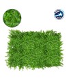 GLOBOSTAR® FERN 78422 Τεχνητό Πάνελ Φυλλωσιάς - Κάθετος Κήπος Βασιλική Φτέρη & Ίληξ - Πράσινο - Μ60 x Π9 x Υ40cm