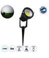 GLOBOSTAR® TREECOBO 75581 Φωτιστικό Σποτ για Φυτά - Δέντρα με Βάση Κήπου - Καρφωτό LED 10W 1200lm 35° DC 12-24V Αδιάβροχο IP67 Ψυχρό Λευκό 6000K Dimmable - Bridgelux COB Chip - Μαύρο - Μ6 x Π6 x Υ12.5cm - 2 Χρόνια Εγγύηση