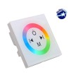 LED RGB Controller Λευκό Τοίχου Αφής 12v (144w) - 24v (288w) DC GloboStar 77419