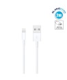 GloboStar® 86091 Καλώδιο Φόρτισης Fast Charging Data iPhone 2M από Regular USB 2.0 σε 8 Pin Lightning Λευκό
