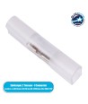 GloboStar® 70618 Σύνδεσμος I για OVALE 120° Degree Neon Flex LED DC 24V & DC 230V 2 Pin Αδιάβροχος IP68