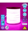 GLOBOSTAR® NEOTUBE 70587 Ταινία Neon Flex LED 12W-m 600lm-m 360° DC 24V Αδιάβροχο IP65 120 x SMD2835 Chip-m Ροζ Dimmable - Sanan SMD Chip - Μ100 x Π1.3 x Υ1.3cm - 3 Χρόνια Εγγύηση