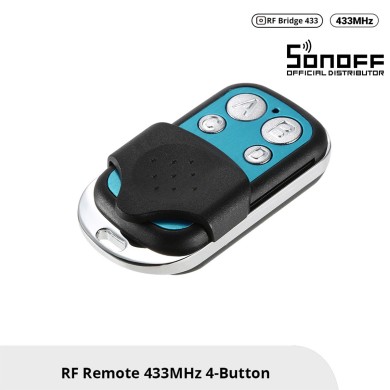 GloboStar® 80042 SONOFF 433-REMOTE-R2 - RF 433MHz Remote Controller 4 Button-Key with Battery