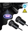 GLOBOSTAR® GHOSTLOGO 81608 Projector Προβολής Μάρκας Αυτοκινήτου "HONDA" LED 2.5W-5W 100lm-200lm 45° DC 12V Αδιάβροχο IP65 Ψυχρό Λευκό 6000K - CREE XHP35 Chip - Μ2.2 x Π3.4 x Υ2.2cm - Q1.9cm - Πακέτο 2 Τεμαχίων - 1 Χρόνο Εγγύηση
