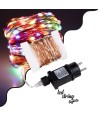 85844 Διακοσμητική Γιρλάντα 20 Μέτρα με Controller 8 Προγραμμάτων Εναλλαγών Φωτισμού - 200 LED 1.3W AC 230V με Χάλκινο Καλώδιο & Πρίζα Schuko Αδιάβροχη IP44 RGB Μ20m