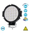 GLOBOSTAR® WORKPRO 85413 Προβολάκι LED 63W 6300lm 45° DC 10-30V Αδιάβροχο IP65 Ψυχρό Λευκό 6000K - CREE XBD Chip - Μ17.5x Π4.5 x Υ18cm - 2 Χρόνια Εγγύηση