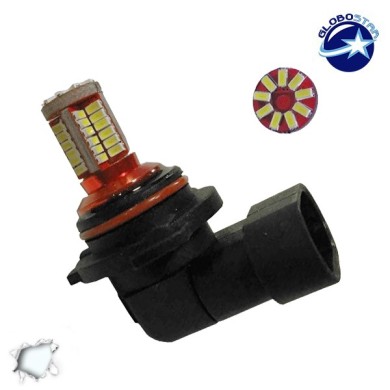 GloboStar® 40139 Λάμπα Αυτοκίνητου  HB3 9005 Can Bus LED με 57 SMD 4014 4,5W 460lm 360° DC 12V IP20 Ψυχρό Λευκό 6000K