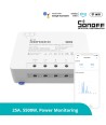 GloboStar® 80060 SONOFF POWR3 - Wi-Fi Smart High Power Switch - 25A-5500W