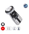 GloboStar® T10 W5W 71740 Λάμπα Αυτοκίνητου LED  2rd Generation Can-Bus Series 1xSMD5050 1.5W 120lm 120° DC 12-16V IP20 Φ1 x H2.2cm Κόκκινο