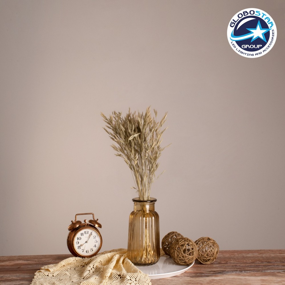 GloboStar® WHEAT 36548 Αποξηραμένο Φυτό Σίτος - Μπουκέτο Διακοσμητικών Κλαδιών Μπεζ - Πράσινο Υ60cm - Σετ 50 τμχ