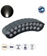 GloboStar® TREELIGHT-KINA 90685 Κυρτή Μπάρα Φωτισμού Wall Washer με Αντιθαμβωτική Γρίλια Ειδική για Φυτά - Δέντρα LED 18W 1710lm 30° DC 24V Αδιάβροχο IP65 Μ25 x Π6.5 x Υ6cm Φυσικό Λευκό 4500K - Γκρι Ανθρακί - 3 Years Warranty