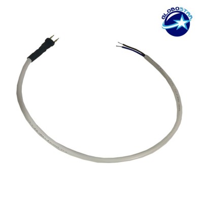 GloboStar® 226031 Connector AC-DC 230 Volt έως 10 μέτρα για OVALE 120° Degree Neon Flex LED DC 230V 2 Pin