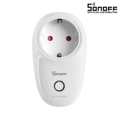 GloboStar® 80073 SONOFF S26R2TPF-GR - Smart Plug Sonoff S26R2TPF-GR Wi-Fi 16A-4000W