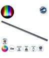 GLOBOSTAR® DIGIBAR 90212 Ψηφιακή Pixel Addressable Facade Μπάρα LED 12W 600lm 45° DC 24V Αδιάβροχο IP65 8 x Pixel Πολύχρωμο RGB Dimmable DMX512 SPI-TTL Protocol IC UCS512C4 - Bridgelux SMD Chip - Γκρι Ανθρακί - Μ100 x Π3.5 x Υ3.2cm - 3 Χρόνια Εγγύηση