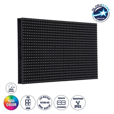 GloboStar® MODULCO 90235 LED Display Module 32x16cm - Πλακίδιο Ψηφιακής Οθόνης LED Video Wall - P6.6 Pro 3840Hz High Refresh Rate 1152 Dots - 46 W ≥4500cd-㎡ DC 4.5~5V - SMD2525 RGB 3in1 4398 Billion Colors - Outdoor IP65 - Μ32 x Υ16cm