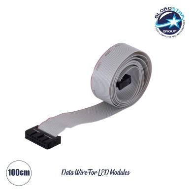 GloboStar® DATULCO 90241 Καλωδιοταινία 1m Data Cable HUB75 Μεταφοράς Σήματος-Εικόνας για Ψηφιακές Οθόνες LED Video Wall Μ100 x Π2.5 x Υ1.5cm - 2 Years Warranty