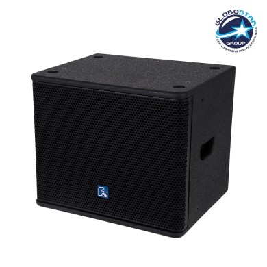 GloboStar® FDB ES110SA 98006 Facilities Speaker - Ενεργό Αυτοενισχυόμενο Ηχείο Subwoofer Εγκαταστάσεων Επιδαπέδιο με Ψηφιακό Ενισχυτή BA1.3 AC 220V-50-60Hz - 300W RMS (600W Peak) - 1 x 10" Inches LF - IP20 - Μαύρο - Μ44.5 x Π36.5 x Υ37.5cm