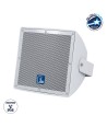 GloboStar® FDB LT208PT 98008 Facilities Speaker - Παθητικό Ηχείο Εγκαταστάσεων Επιτοίχιο με Μετασχηματιστή 100V & 8Ω - 150W RMS (600W Peak) - 1 x 8" Inches LF & 1 x 1" Inches HF - Αδιάβροχο IP56 - Λευκό - Μ30 x Π28 x Υ32cm