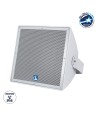 GloboStar® FDB LT215T 98010 Facilities Speaker - Παθητικό Ηχείο Εγκαταστάσεων Επιτοίχιο με Μετασχηματιστή 100V & 8Ω - 400W RMS (1600W Peak) - 1 x 15" Inches LF & 1 x 1.4" Inches HF - Αδιάβροχο IP56 - Λευκό - Μ49.9 x Π52 x Υ50cm