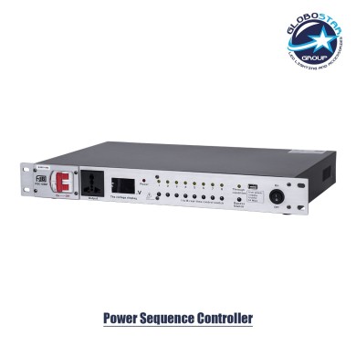 GloboStar® FDB PSC-1082 98022 Power Sequence Controller - Επαγγελματικός Ελεγκτής Ακολουθίας Ισχύος Power Management SMT Technology - USB Charger - RS232 Control Interface-RS485 Cascade - AC 85~265V-40-60Hz 60Α - IP20 - Ασημί - Μ48.3 x Π28 x Υ5.5cm