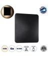 GLOBOSTAR® HELIO-S 60496 Μοντέρνο Φωτιστικό Τοίχου - Απλίκα LED 10W 1200lm 120° AC 220-240V Αδιάβροχο IP65 Φυσικό Λευκό 4500K - Lumileds SMD Chip & TÜV SÜD Driver - Μαύρο Ματ - Μ21 x Π5 x Υ21cm - 5 Χρόνια Εγγύηση