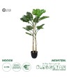 GloboStar® Artificial Garden MONSTERA PLANT 20005 - Τεχνητό Διακοσμητικό Φυτό Μονστέρα Υ110cm
