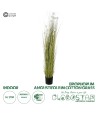 GloboStar® Artificial Garden ERIOPHORUM ANGUSTIFOLIUM COTTON GRASS 20074 Τεχνητό Διακοσμητικό Φυτό Γρασίδι του Βαμβακιού Υ170cm
