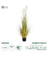 GloboStar® Artificial Garden PAMPAS GRASS 20105 Τεχνητό Διακοσμητικό Φυτό Γρασίδι της Πάμπας Υ150cm