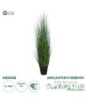 GloboStar® Artificial Garden MISCANTHUS SINENSIS 20116 Τεχνητό Διακοσμητικό Φυτό Μίσχανθος Υ120cm