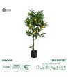 GloboStar® Artificial Garden LEMON TREE 20213 Τεχνητό Διακοσμητικό Δέντρο Λεμονιά Υ120cm