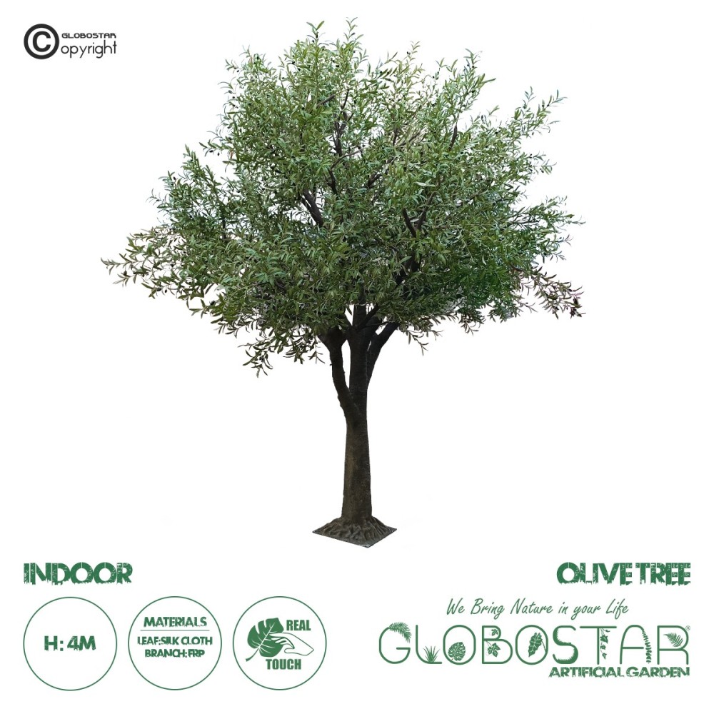 GloboStar® Artificial Garden OLIVE TREE 20161 Τεχνητό Διακοσμητικό Δέντρο Ελιά Υ400cm