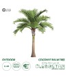GloboStar® Artificial Garden COCONUT PALM TREE 20169 Τεχνητό Διακοσμητικό Φυτό Φοινικόδεντρο Κοκοφοίνικας Εξωτερικού Χώρου IP68 UV Certified Protection Υ400cm