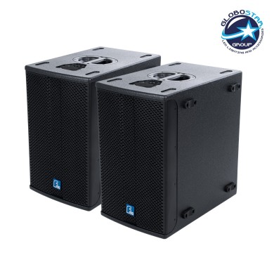 GloboStar® FDB K112BAS 98025 PA Speaker - Ενεργό Αυτοενισχυόμενο Subwoofer Column Επιδαπέδιο με Ψηφιακό Ενισχυτή FA2.36 AC 220V-50-60Hz - 300W RMS-8Ω + 600W RMS-8Ω (1400W Peak) - 1 x 12" Inches LF - IP20 - Μαύρο - Μ32.5 x Π51.5 x Υ53.5cm - Ζεύγος