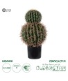 GloboStar® Artificial Garden FEROCACTUS 20136 Τεχνητό Διακοσμητικό Φυτό Φερόκακτος Υ55cm