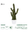 GloboStar® Artificial Garden CARNEGIEA CACTUS 20100 Τεχνητό Διακοσμητικό Φυτό Κάκτος Σαγκουάρο Υ63cm