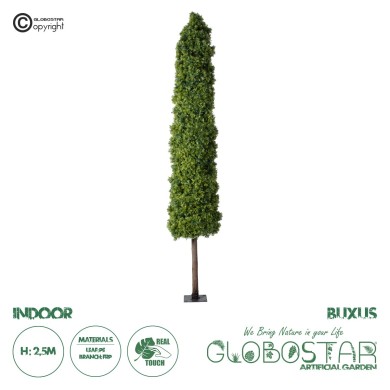 GloboStar® Artificial Garden BUXUS 20158 Τεχνητό Διακοσμητικό Φυτό Πυξός Υ250cm