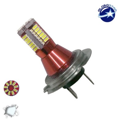 GloboStar® 77372 Λάμπα Αυτοκίνητου  H7 Can Bus LED με 57 SMD 3014 12 4,5W 460lm 360° DC 12V IP20 Ψυχρό Λευκό 6000K
