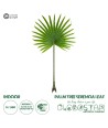GloboStar® Artificial Garden SERENOA PALM LEAF 20172 Τεχνητό Διακοσμητικό Φύλο Φοινικόδεντρου Σερενόα Βεντάλια Π77 x Υ140cm