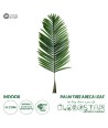 GloboStar® Artificial Garden ARECA PALM LEAF 20176 - Τεχνητό Διακοσμητικό Φύλο Φοινικόδεντρου Αρέκα Π45 x Υ125cm