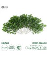 GloboStar® Artificial Garden LAUREL BRANCH 20231 10 x Τεχνητά Διακοσμητικά Κλαδία Δάφνης Π50 x Υ65cm