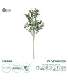 GloboStar® Artificial Garden OLIVE TREE BRANCH 20234 Τεχνητό Διακοσμητικό Κλαδί Ελιάς Π30 x Υ65cm