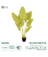 GloboStar® Artificial Garden YELLOW STRELITZIA 20367 Τεχνητό Διακοσμητικό Φυτό Κίτρινη Στερλίτσια Υ120cm