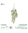 GloboStar® Artificial Garden FERN HANGING BRANCH 20410 Τεχνητό Διακοσμητικό Κρεμαστό Φυτό Φτέρη Υ89cm
