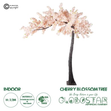 GloboStar® Artificial Garden CHERRY BLOSSOM TREE 20430 Τεχνητό Διακοσμητικό Δέντρο Βουκαμβίλια Άνθος Κερασιάς Υ320cm
