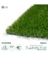 GloboStar® Artificial Garden SUMMER GRASS 20150 Τεχνητό Συνθετικός Χλοοτάπητας Διακοσμητικό Γρασίδι - Γκαζόν για Ανάπλαση Κήπου - με Πλάτος 2m και Ύψος Πέλους 35mm Μ100 x Π200 x Υ3.5cm (Πωλείται ανά 2τ.μ.) Εξωτερικού Χώρου IP68 UV Certified Protection