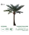 GloboStar® Artificial Garden COCONUT PALM TREE 20442 Τεχνητό Διακοσμητικό Φοινικόδεντρο Κοκοφοίνικας Εξωτερικού Χώρου IP68 UV Certified Protection Υ400cm