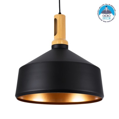 GLOBOSTAR® CALYPSO 01334-B Μοντέρνο Κρεμαστό Φωτιστικό Οροφής με Ντουί 1 x E27 AC 220-240V IP20 - Πολύχρωμο - Μ36 x Π36 x Υ35cm